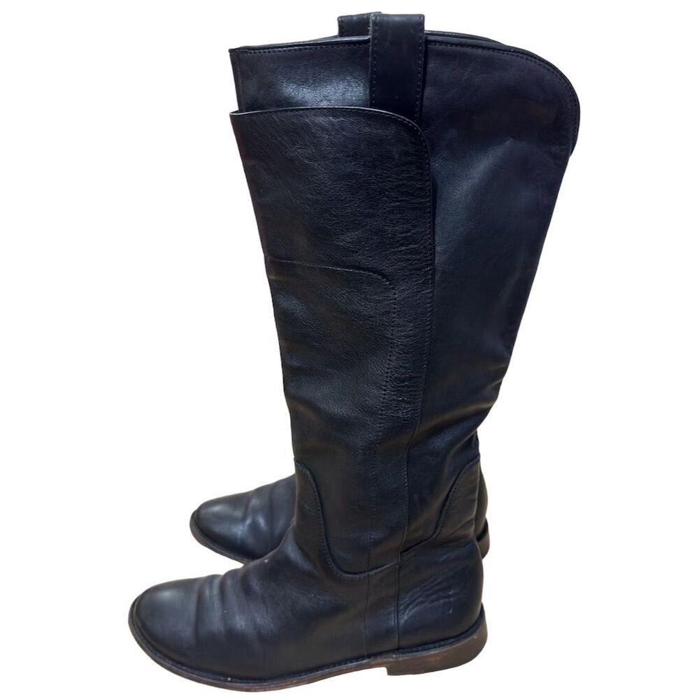 Frye Tall Leather Heeled Boots